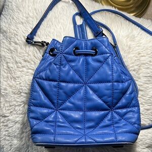 Milly Royal Blue Quilted Backpack